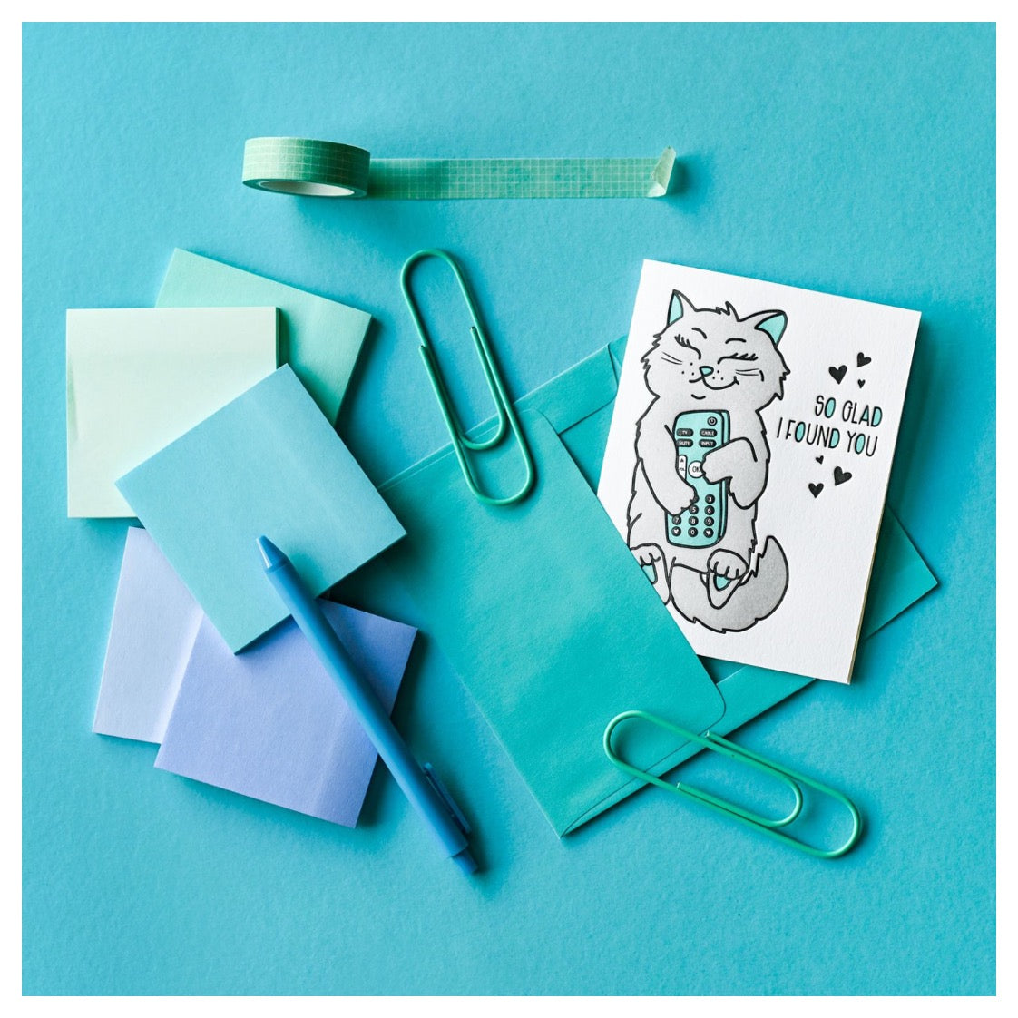 Funny Love Letterpress Card | So Glad I Found the Remote | Valentine's Day | kiss and punch - Kiss and Punch