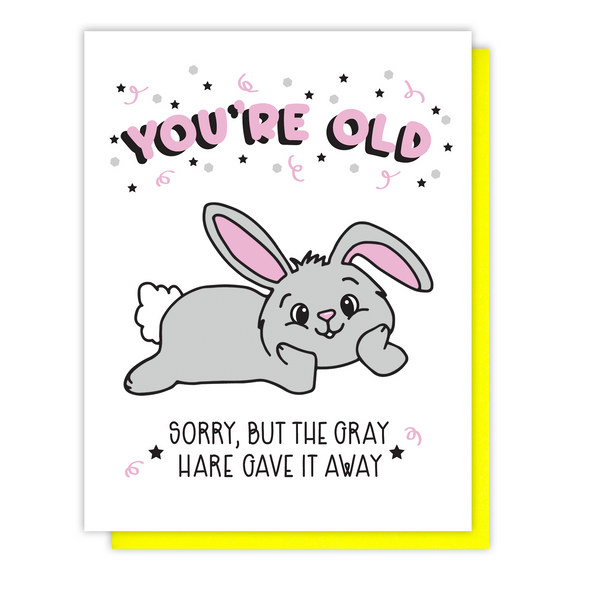 Funny Birthday Letterpress Greeting Card Los Angeles California