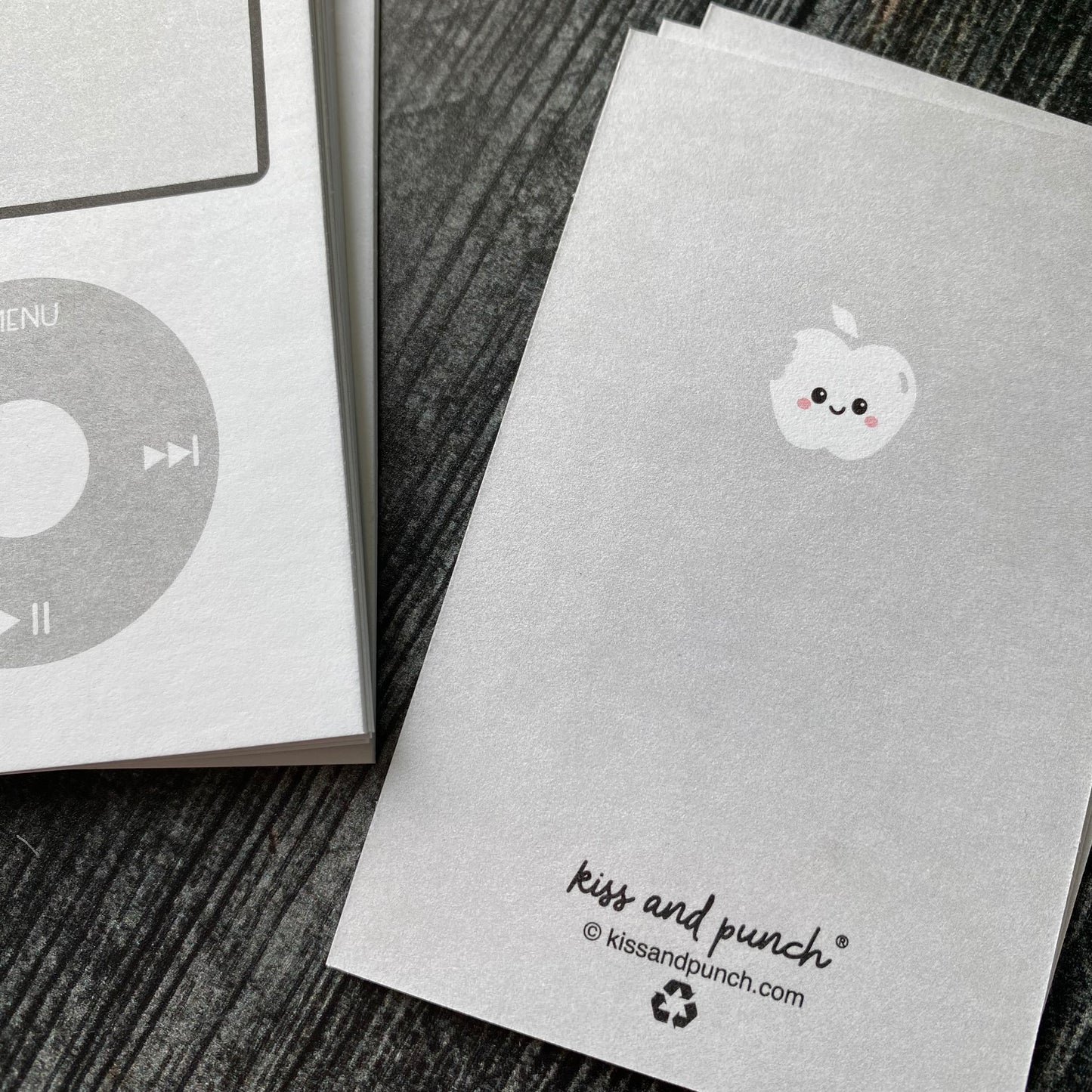 NEW! 60 iParody iPod Minis™ - Flat Notecard Set - Junk Journal Fun - Love or Lunch Notes - Pocket Reminders - Enclosure Cards - Kiss and Punch
