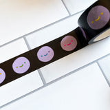 NEW! Cute Rainbow Foil Face Washi Tape - Planner Flair - Bullet Journal Decoration - Paper Tape