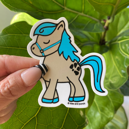 3 Inch Little Pony Matte Vinyl Sticker - Kiss and Punch