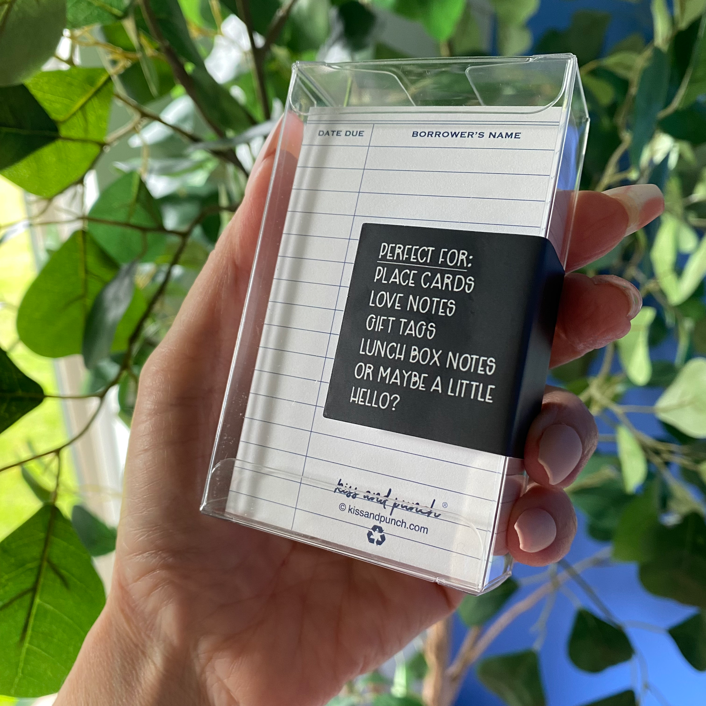 60 White Library Minis™ - Flat Notecard Set - Junk Journal Fun - Love or Lunch Notes - Pocket Reminders - Enclosure Cards