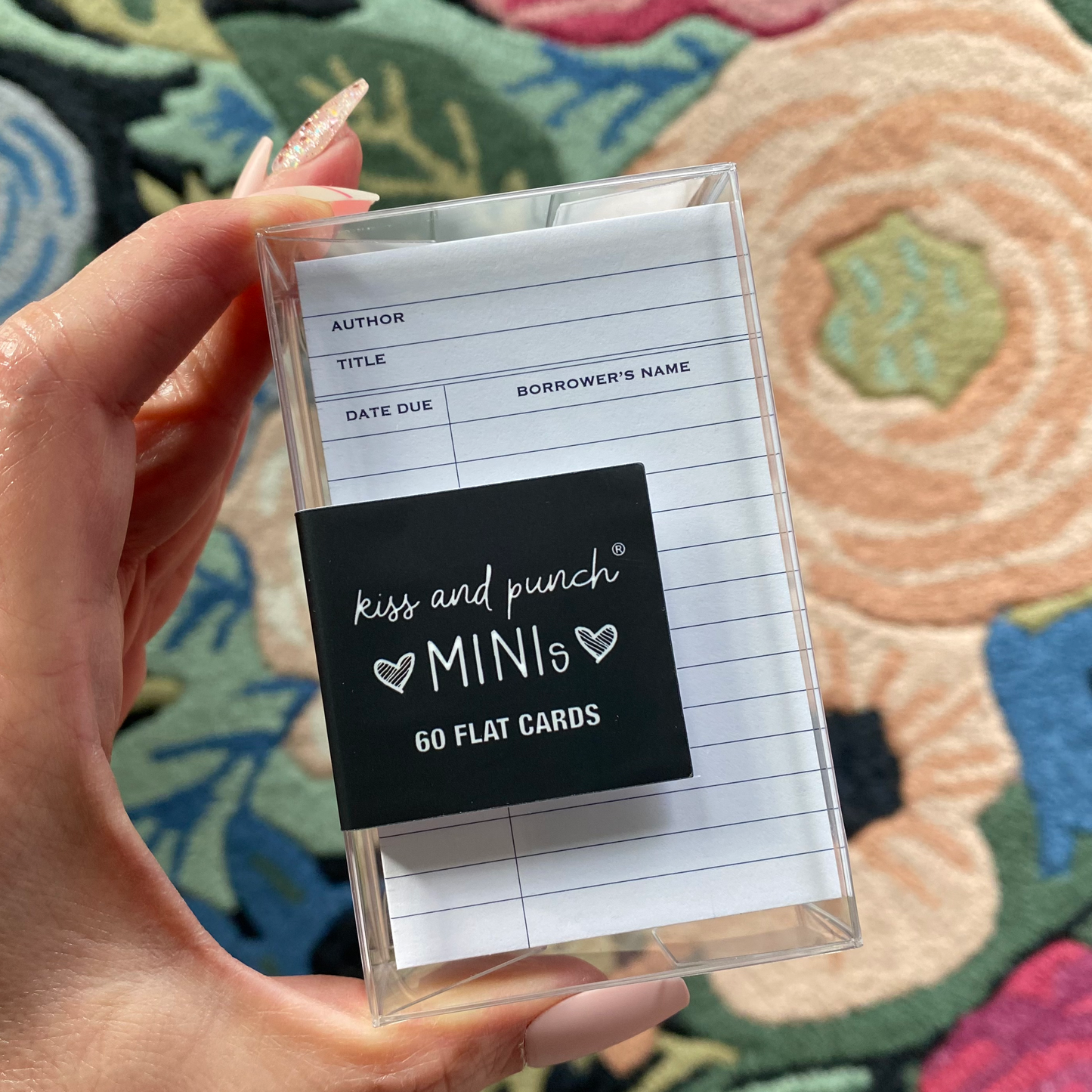 60 White Library Minis™ - Flat Notecard Set - Junk Journal Fun - Love or Lunch Notes - Pocket Reminders - Enclosure Cards