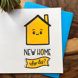 Funny New House Letterpress Card | New Home Who Dis? | kiss and punch - Kiss and Punch