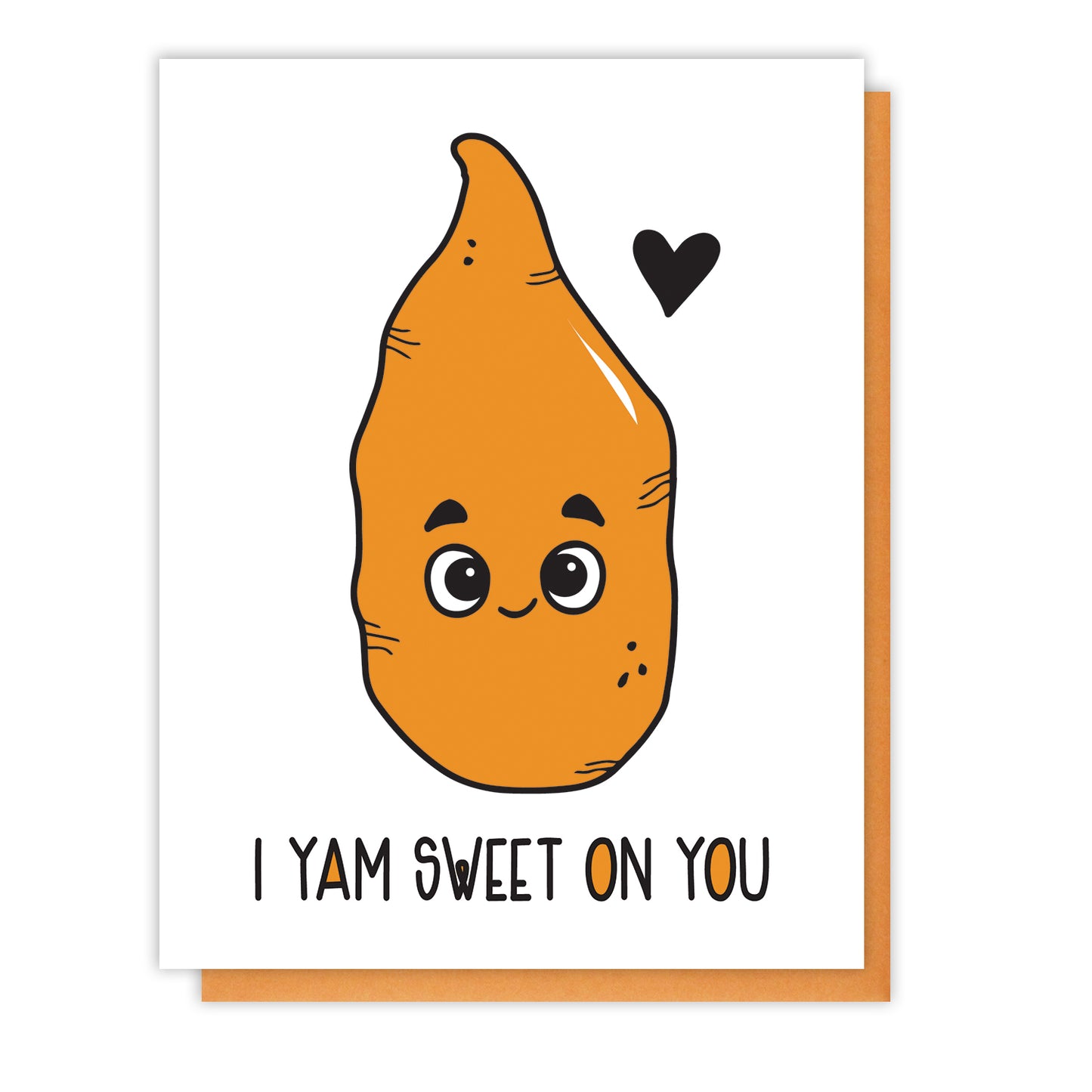 NEW! Funny Love Letterpress Card | Yam Pun | Valentine's Day | kiss and punch - Kiss and Punch